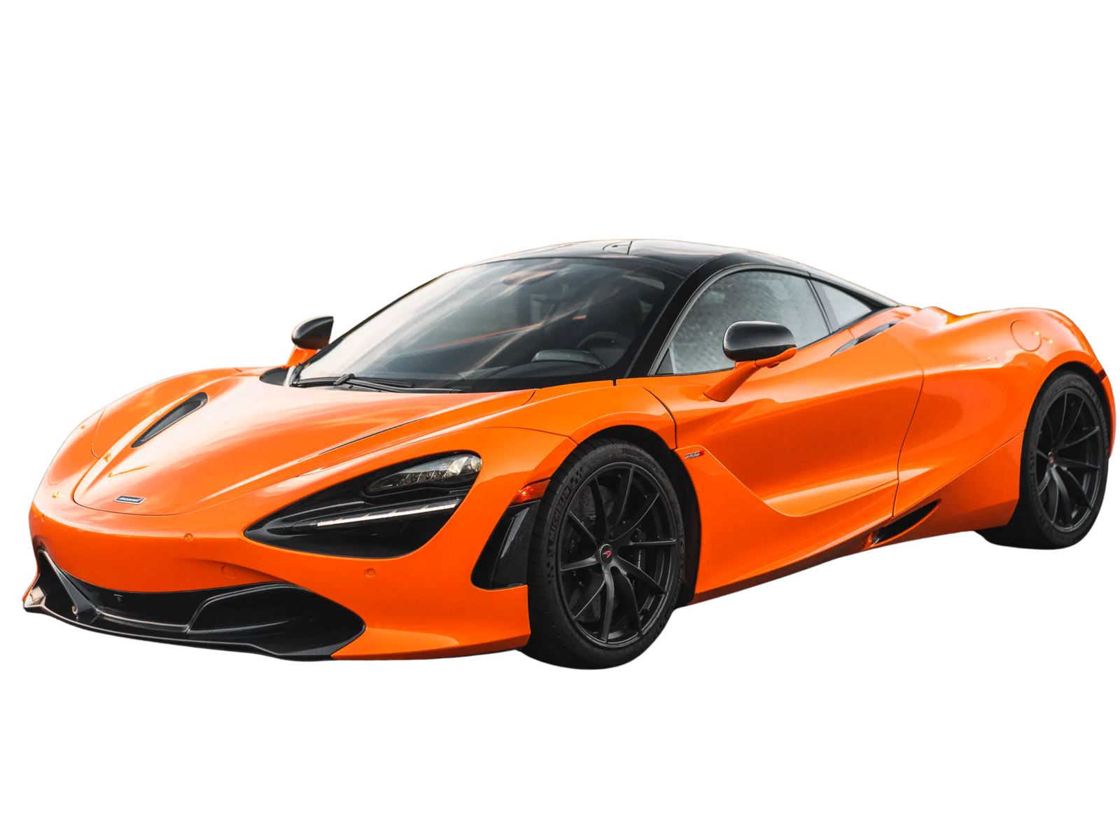 Professionally refinished sports car